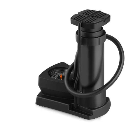 Mini foot pump - portable tyre inflator with gauge | velvet wheels
