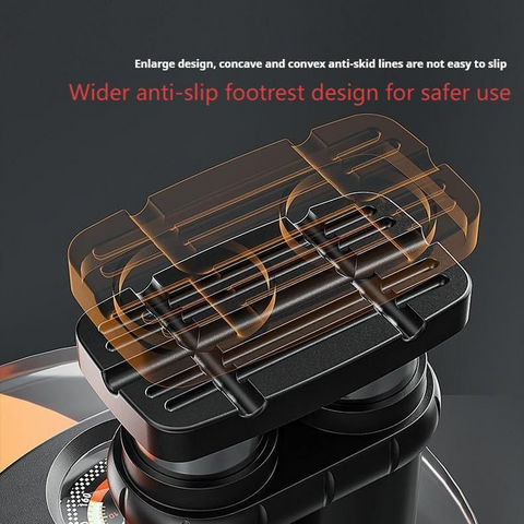 Mini foot pump - portable tyre inflator with gauge | velvet wheels
